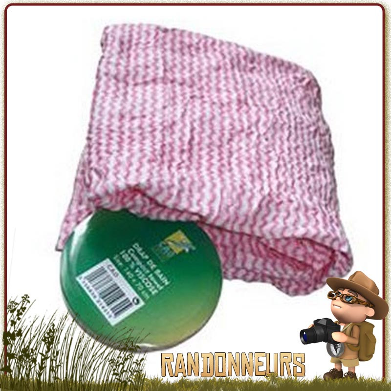 Drap de bain compact ultra léger. Drap de bain de toilette compressé et enroulé pour le camping