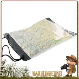 Porte Carte Trekking SCOUT Highlander grande fenêtre transparente pour protéger et lire une cartographie ign