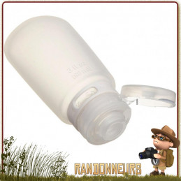 bouteille souple Travel GoToob 100 ml Humangear ultra légère pour le transport en voyage randonnée produits cosmétiques