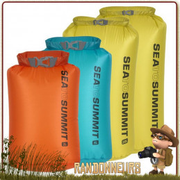 Sac nylon étanche 15D Ultra Léger, Dry Sack Ultra Sil Nano Sea To Summit 20 Litres de protection matériel trekking