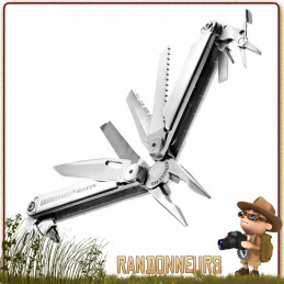 Pince Multi Fonctions WAVE Plus Leatherman tout inox robuste pas cher outil de survie professionnel