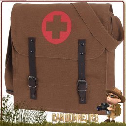 sac bandouliere medic rothco en coton canvas pour randonner et transport de tablette