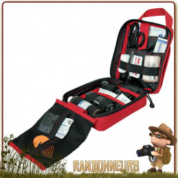 Pochette kit survie Tactique Molle Breakaway Rouge Rothco pour trousse de soins et secours