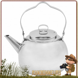 Bouilloire bushcraft Inox 3L Muurikka de bivouac et camping