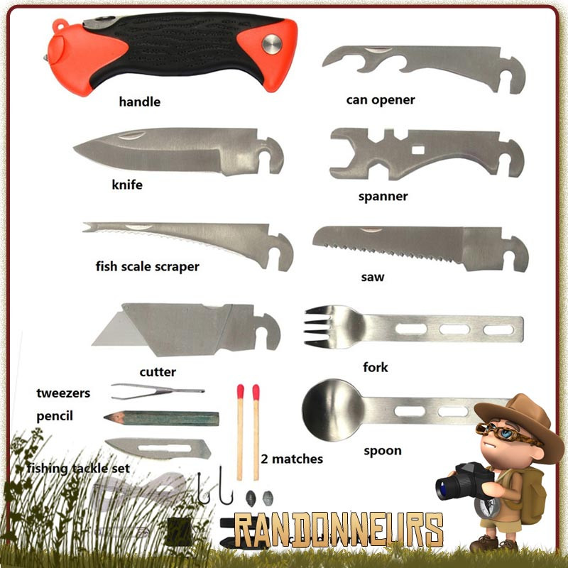 Boite Allumettes Etanche Metal Rothco de survie bushcraft nature