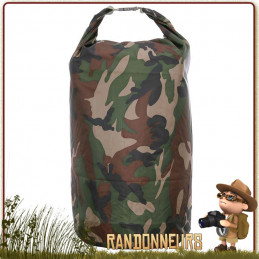 grand Sac pvc robuste Etanche 50 Litres camouflage armee 101 Inc militaire