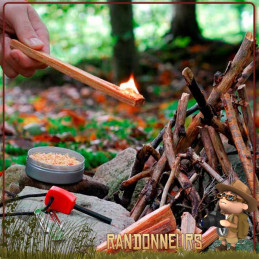 Fire Lighting Kit de Light My Fire est un ensemble complet pour votre campement bushcraft survie nature