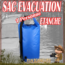 Sac de survie complet, 1 personne - 72hrs