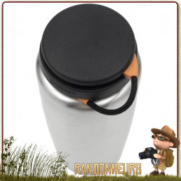 gourde nalgene inox 1 litre grande ouverture sans bpa ni vernis qui passe au feu. Gourde nalgene france bushcraft