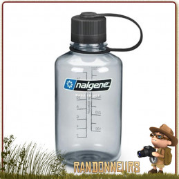 Set Gourde Nalgene Inox STANDARD avec Quart acier inox 60 cl bushcraft