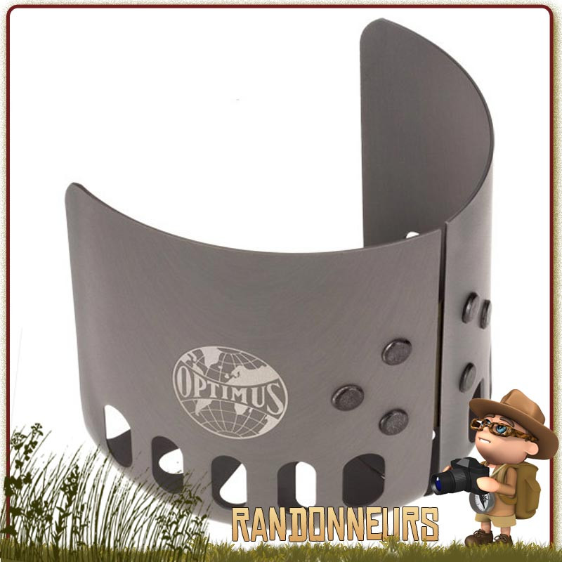 Pare-brise de réchaud de camping en plein air pliable 8-10 pièces avec Pare-brise de réchaud de camping en plein air pliable 8-10 pièces avec