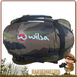 Sac de Couchage CERVIN Camo Wilsa momie grand froid en montagne