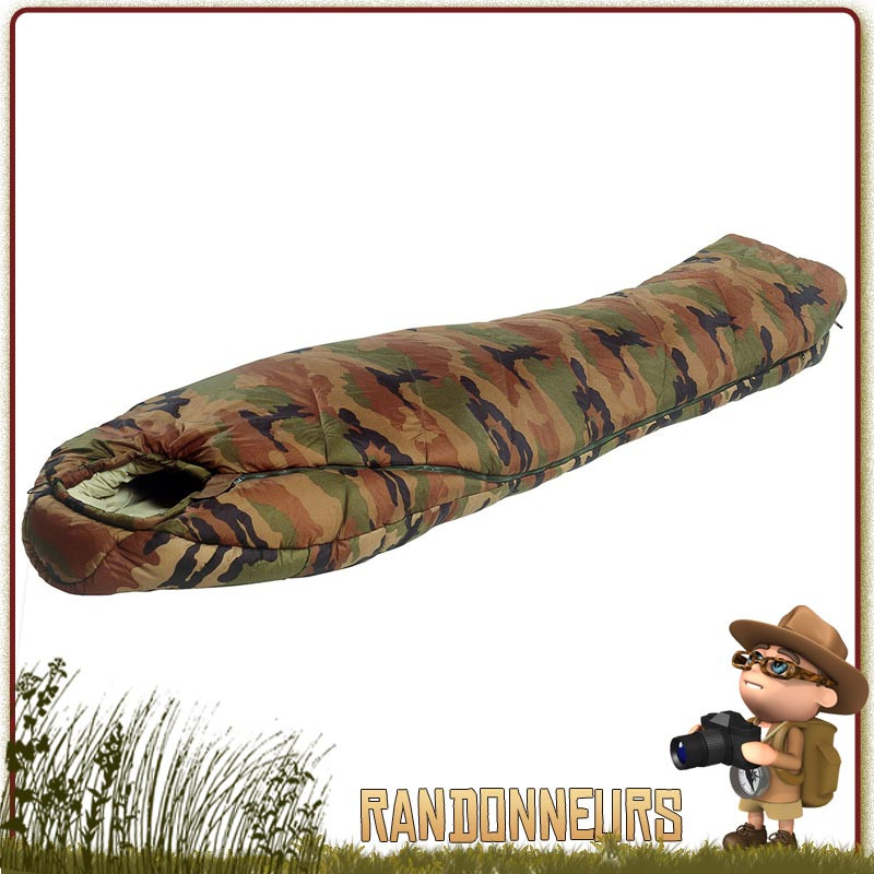 Sac de Couchage CERVIN Camo Wilsa randonnee expedition grand froid