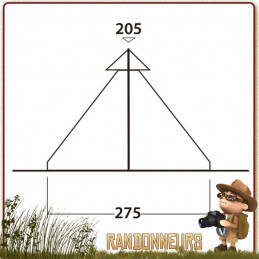 Tente Tipi BOLID 400 Easy Camp de camping