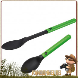 Longue cuillère plastique (sans BPA) avec manche rétractable Sliding Long Spoon d'Optimus pour sachet repas lyophilisés