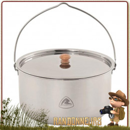 Pot Inox 4L Ottawa Robens popote bushcraft bivouac