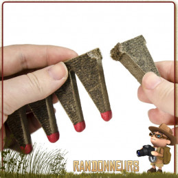 ALLUMETTES SWEETFIRE UCO GEAR - Boite de 20 allumettes briquettes pour l'allumage d'un feu de camp bushcraft