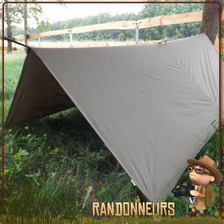 Bache Tarp Ripstop Militaire Vert Olive Highlander