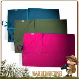 serviette de toilette ultra légère micro fibres highlander absorbante douce au toucher pour le camping randonnée