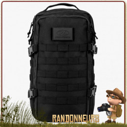 Sac à Dos tactique RECON PACK 20 Litres NOIR Highlander opex militaire