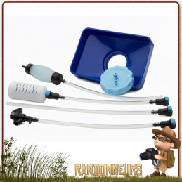 Système de Filtration Eau Aquabrick Sagan Life système de filtration complet virus, bactéries, métaux lourds survie urgence