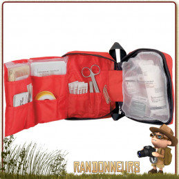 Trousse de premiers soins TravelSafe, vide, compléter votre équipement du randonneur avec tout le matériel médical