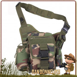 Sac Besace Bandouliere MOLLE Camo Rothco kit EDV et BOB pour la survie, preppers et survivalistes