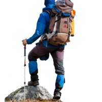 matériel trekking ultra léger pas cher bâton de marche nordique lampe frontale petzl légère boussole orientation silva couteau opinel pliant randonnée